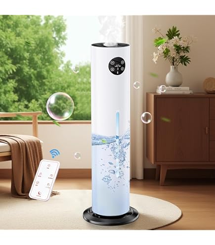 Amazon.co.jp: 加湿器 大容量 タワー型加湿器 超音波 スリム 次亜塩素